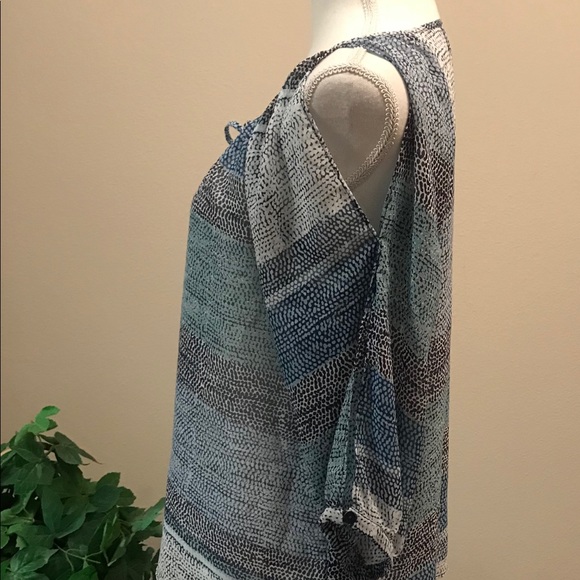 BCX Cold Shoulder Blouse - Picture 2 of 6